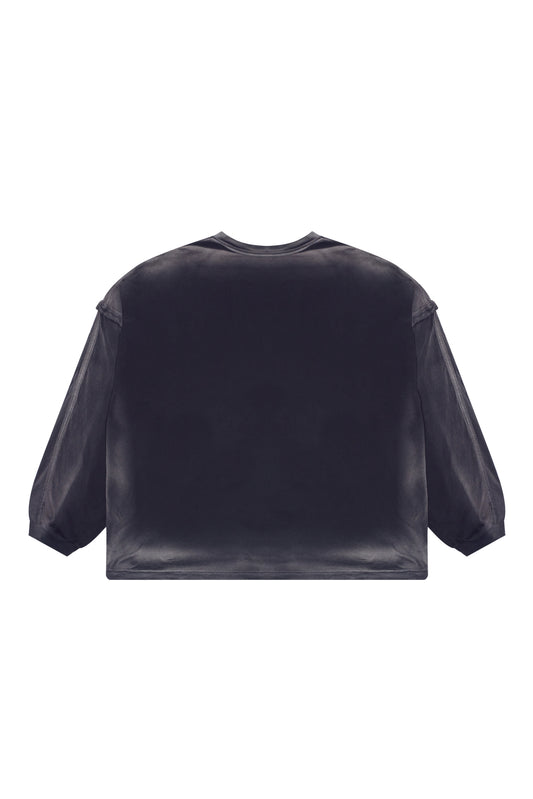 "HEM DYE BLANK" LONG SLEEVE