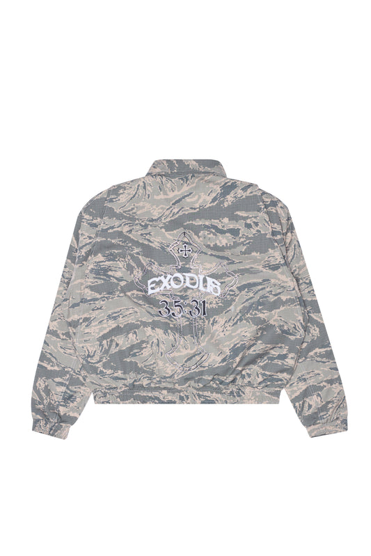 "DIGITAL CAMO" CARGO WORK JACKET