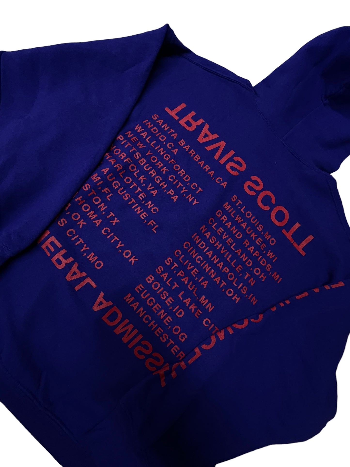 TRAVIS SCOTT BIRDS EYE VIEW TOUR UNISEX HOODY