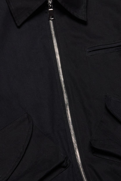 "BLACK" CARGO WORK JACKET