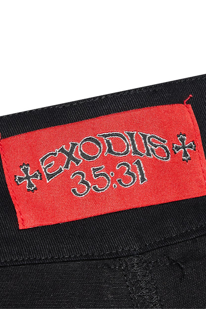 "TECH" BAGGY FLARED PANT