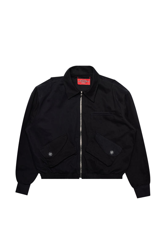 "BLACK" CARGO WORK JACKET