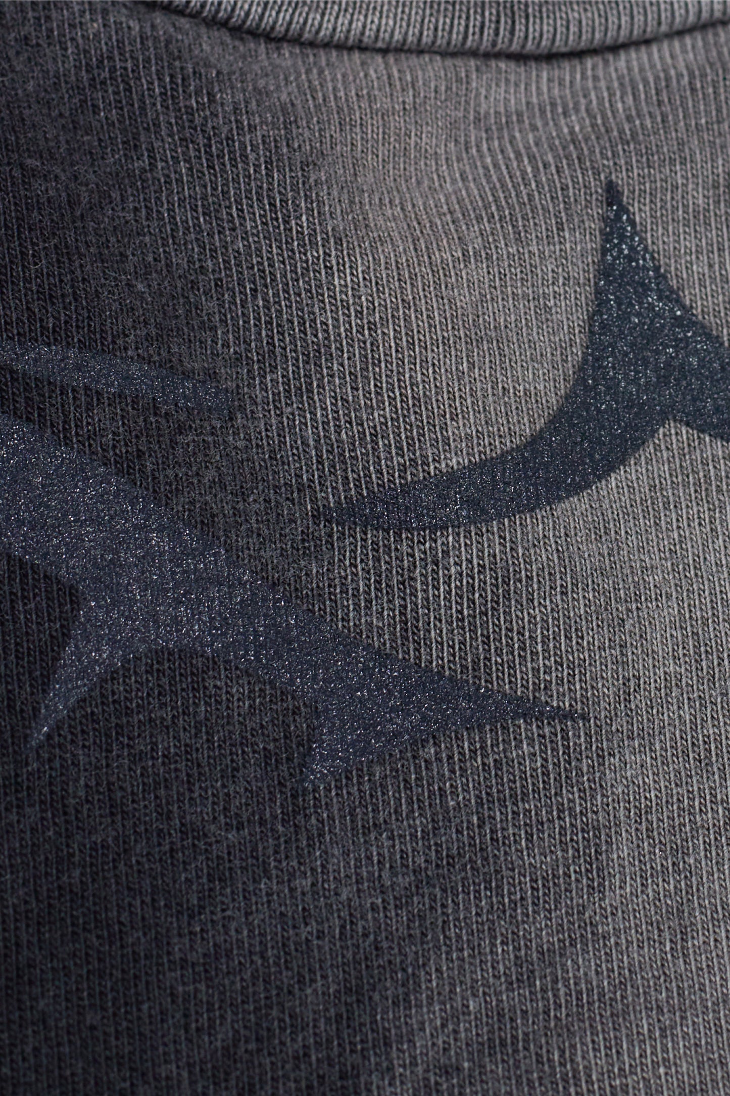 "CROSS DYE" RHINESTONE LONG SLEEVE