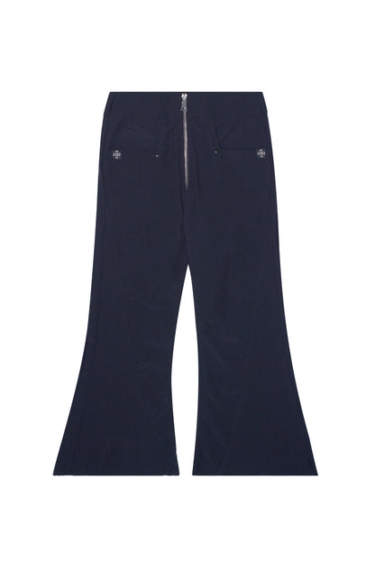 "WATERPROOF" BAGGY FLARED PANT