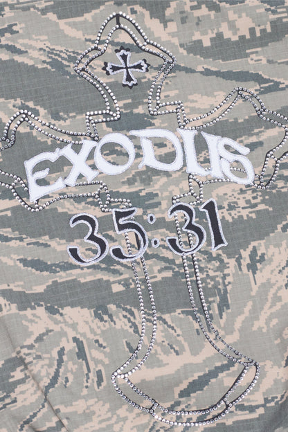 "DIGITAL CAMO" CARGO WORK JACKET