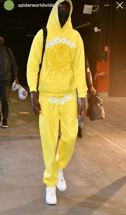 Sp5der Websuit Hoodie Yellow
