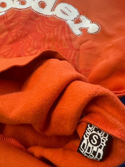 Sp5der Websuit Hoodie Orange