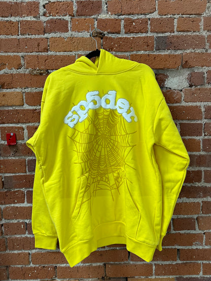 Sp5der Websuit Hoodie Yellow