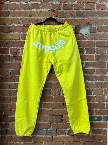 Sp5der Websuit Sweatpant Yellow