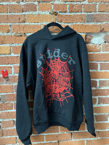 Sp5der OG Logo Hoodie Black