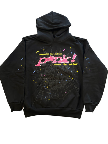 SPIDER BLACK “PUNK” HOODIE