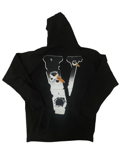 Vlone X Pop Smoke Meet The Woo Hawk Em Black Sweatshirt Heavyweight Hoodie