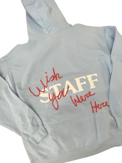 ASTROWORLD STAFF BLUE TRAVIS SCOTT JORDAN HOODIE