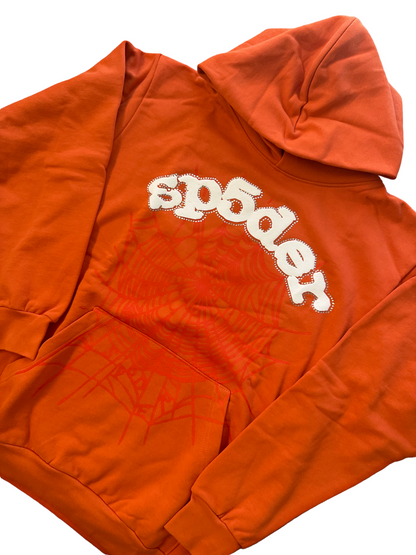 Sp5der Websuit Hoodie Orange