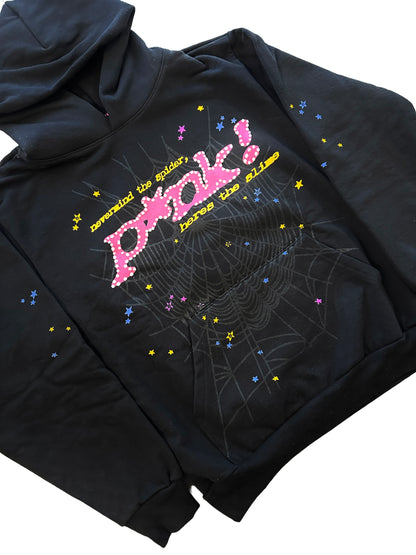 SPIDER BLACK “PUNK” HOODIE