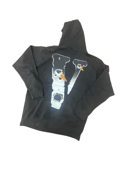 Vlone X Pop Smoke Meet The Woo Hawk Em Black Sweatshirt Heavyweight Hoodie