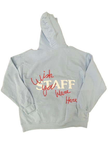 ASTROWORLD STAFF BLUE TRAVIS SCOTT JORDAN HOODIE
