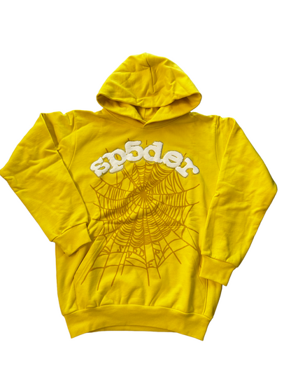 Sp5der Websuit Hoodie Yellow