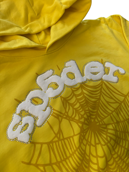 Sp5der Websuit Hoodie Yellow