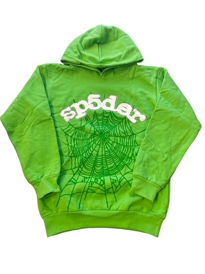 Sp5der Websuit Hoodie Green