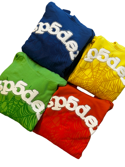 Sp5der Websuit Hoodie Orange