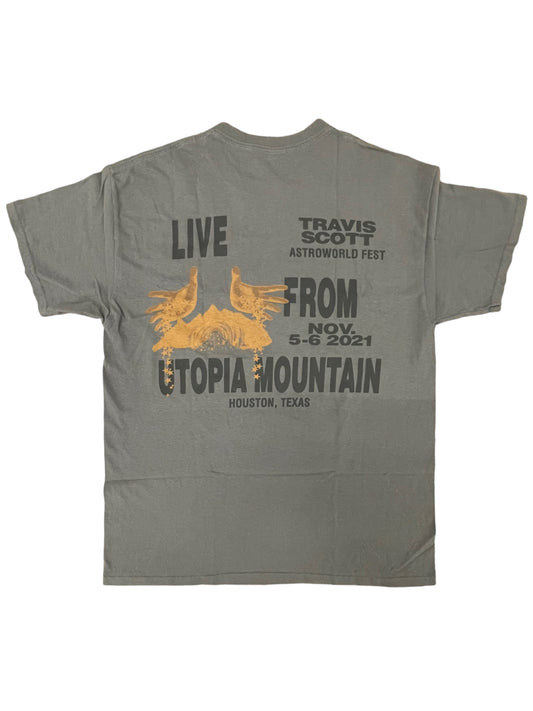 Travis Scott Utopia Mountain  Tee