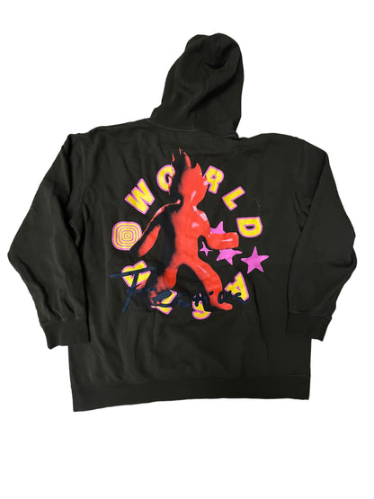 Travis Scott Astrofest Flame Guy Hoodie Mens Style