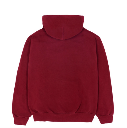 Sp5der Logo Hoodie Maroon