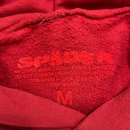 Sp5der Worldwide Red Angel Number 555 Hoodie Red